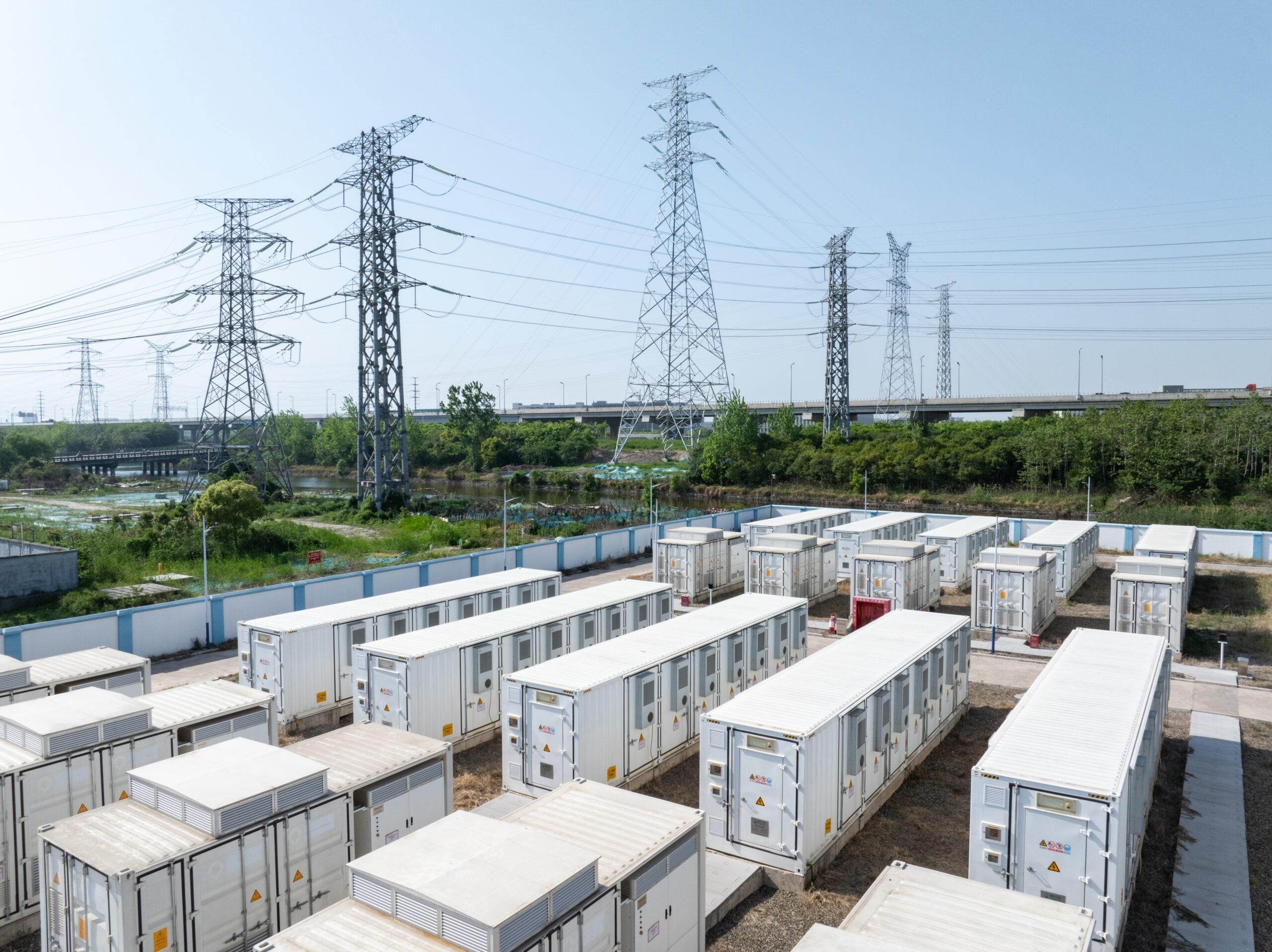 The,Energy,Storage,Batteries,In,The,Substation The,Energy,Storage,Batteries,In,The,Substation